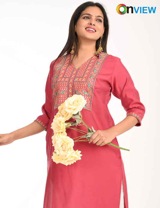 ONVIEW | 1430 | ROMAN SILK EMBROIDERY WITH BORDER