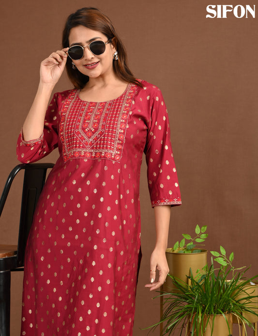 SIFON | 1700 | ROMAN SILK BIG EMBROIDERY