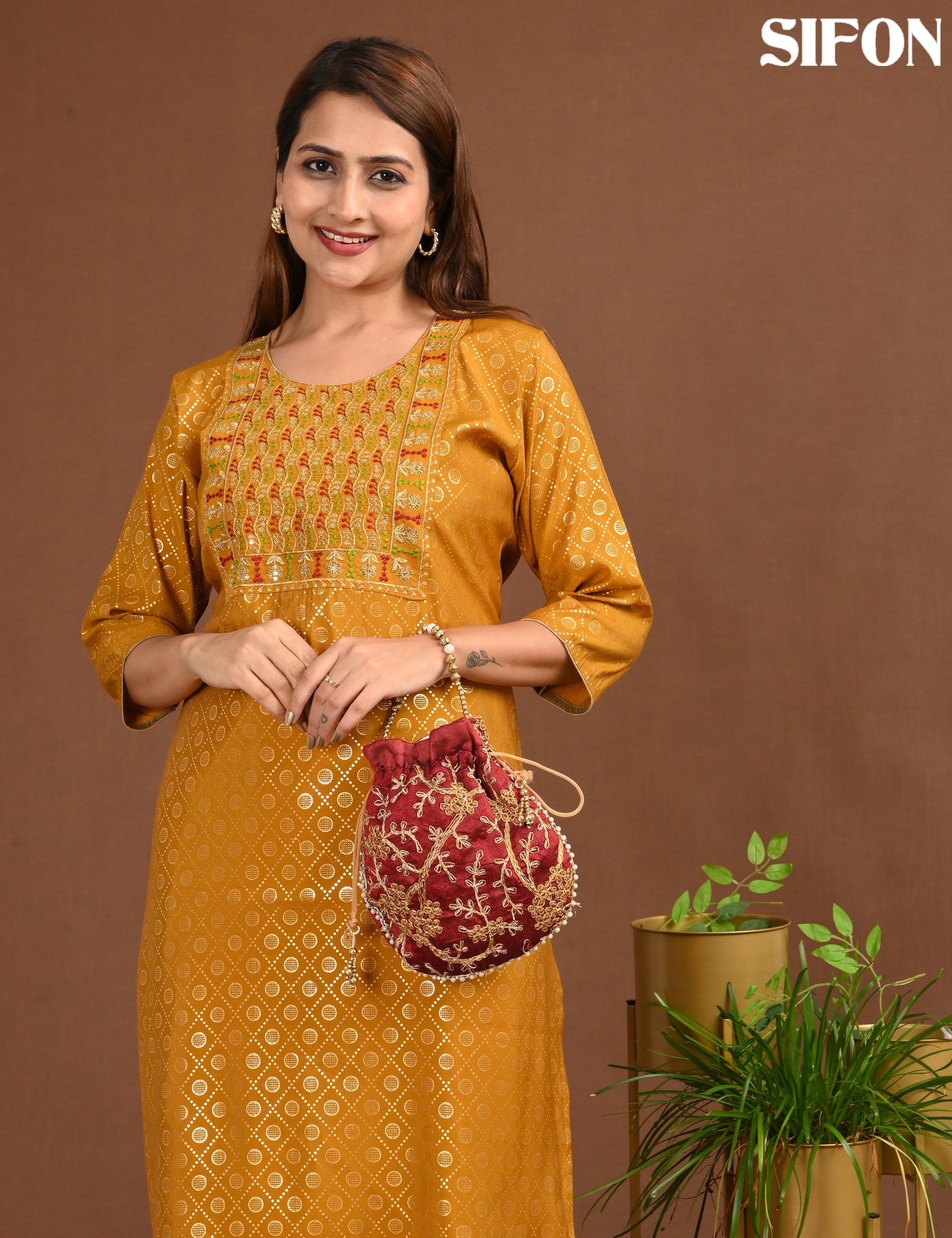 SIFON | ROMAN SILK BIG EMBROIDERY | 1702