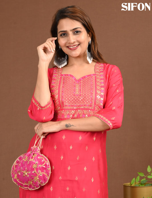 SIFON | 1703 | ROMAN SILK BIG EMBROIDERY