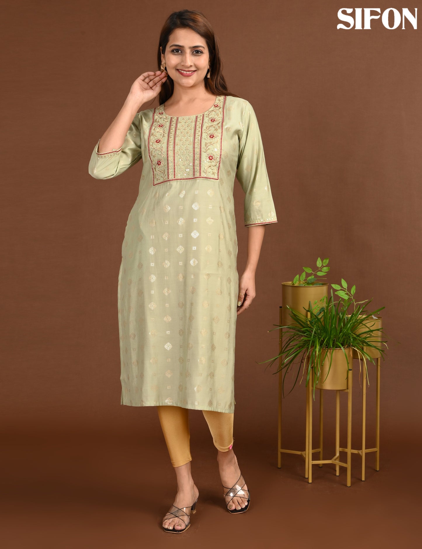 SIFON | ROMAN SILK BIG EMBROIDERY | 1734