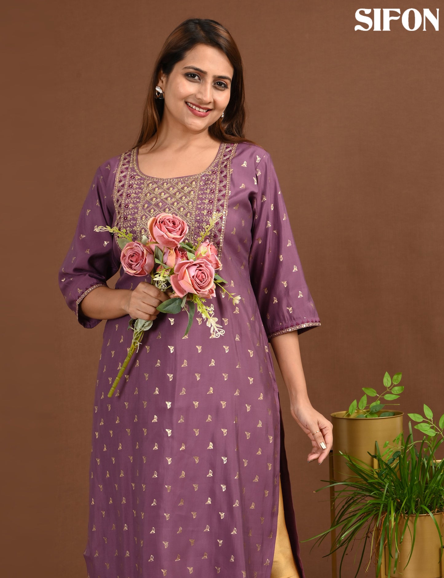 SIFON | ROMAN SILK BIG EMBROIDERY | 1742