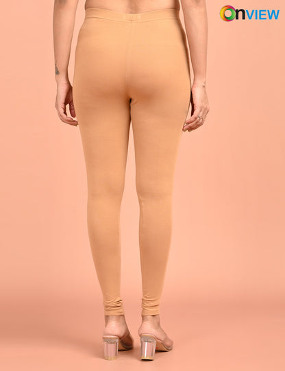 ONVIEW | 004 | Fawn Cotton Lycra Ankle Length Legging 220gsm`