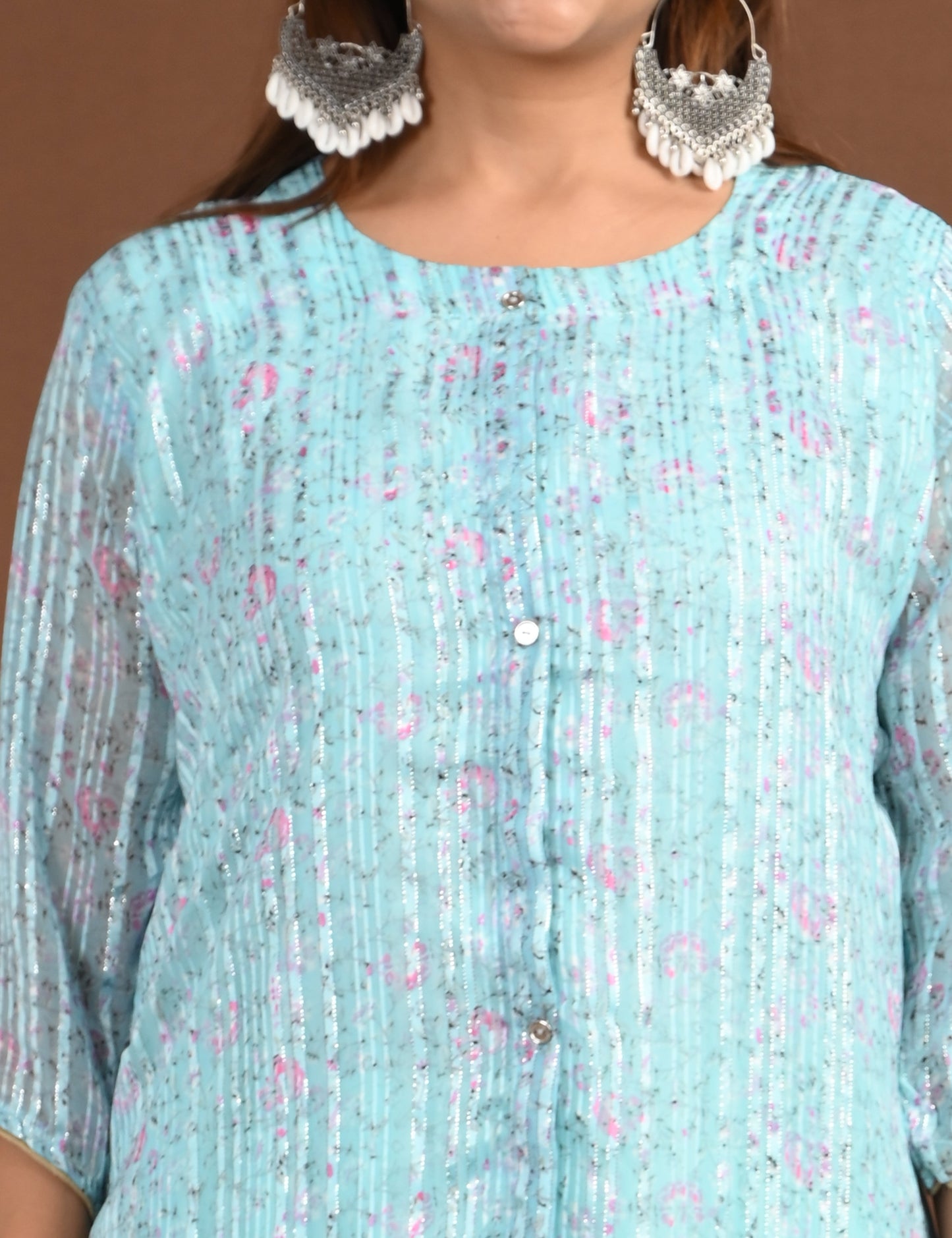 ONVIEW | SATIN A LINE SIDE OPEN WITH LINING | 1505