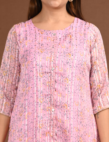 ONVIEW | SATIN A LINE SIDE OPEN WITH LINING | 1508