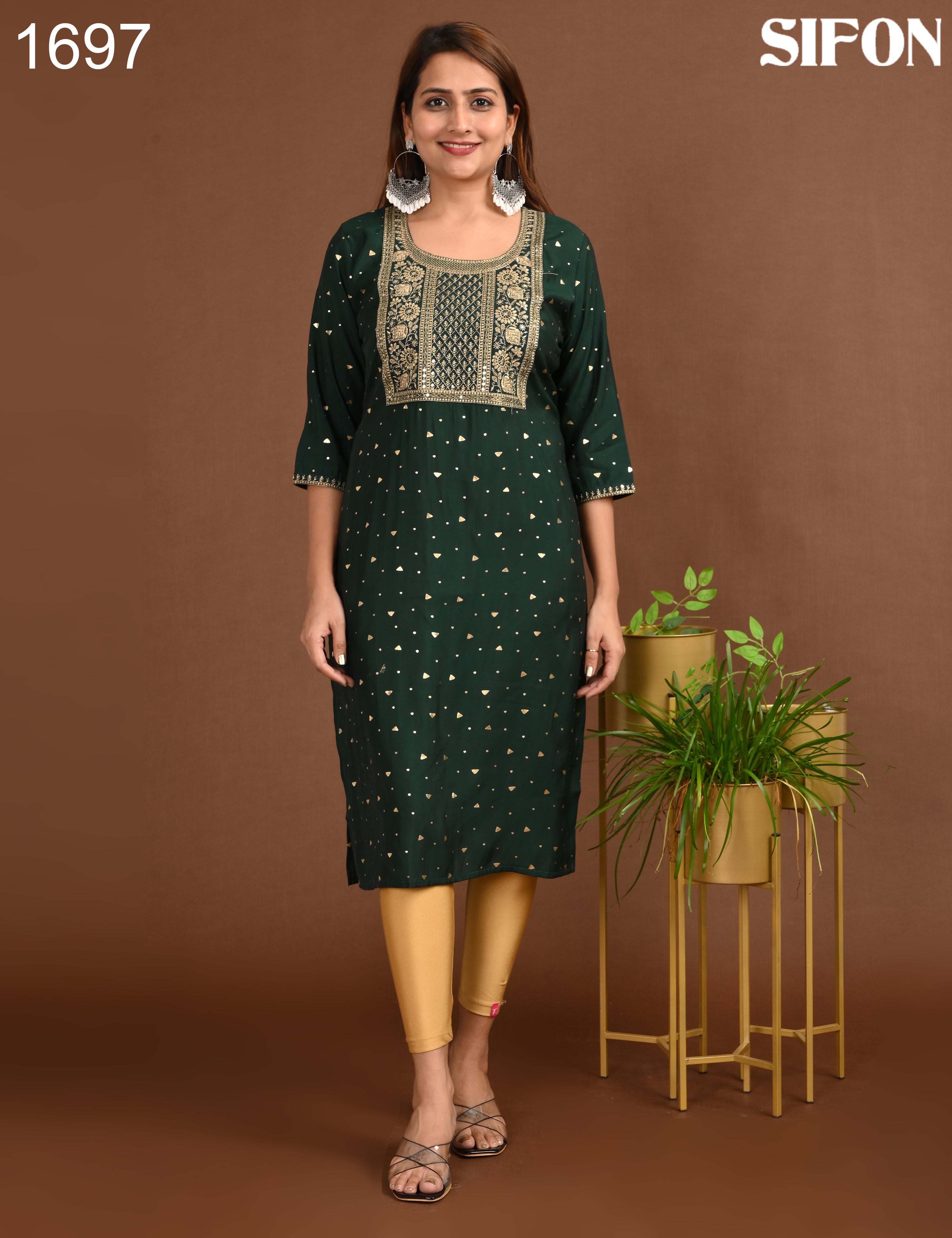 SIFON | ROMAN SILK BIG EMBOIDERY | 1697