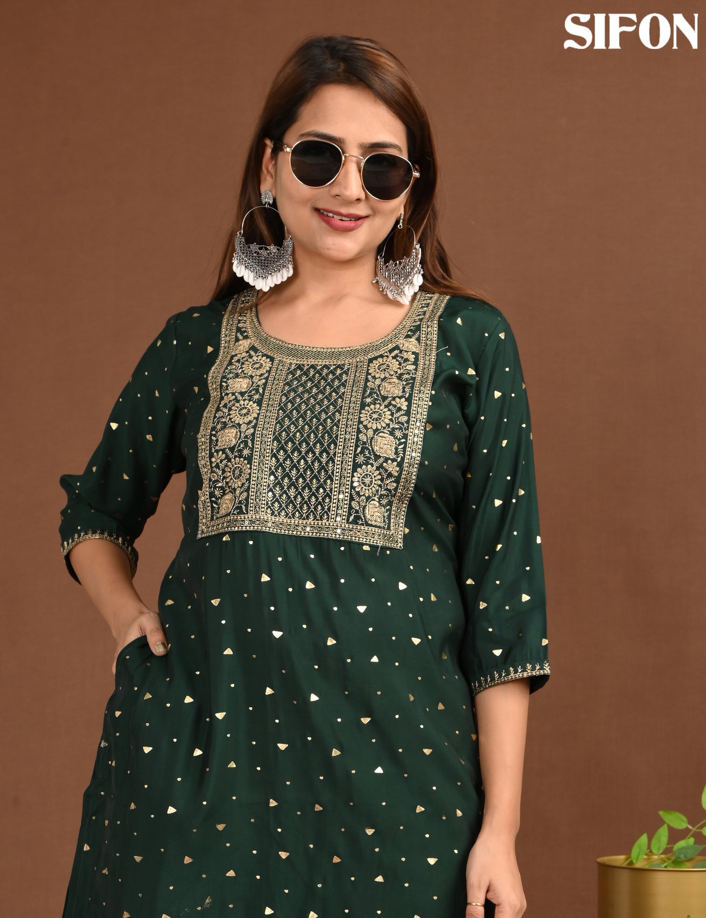 SIFON | ROMAN SILK BIG EMBOIDERY | 1697