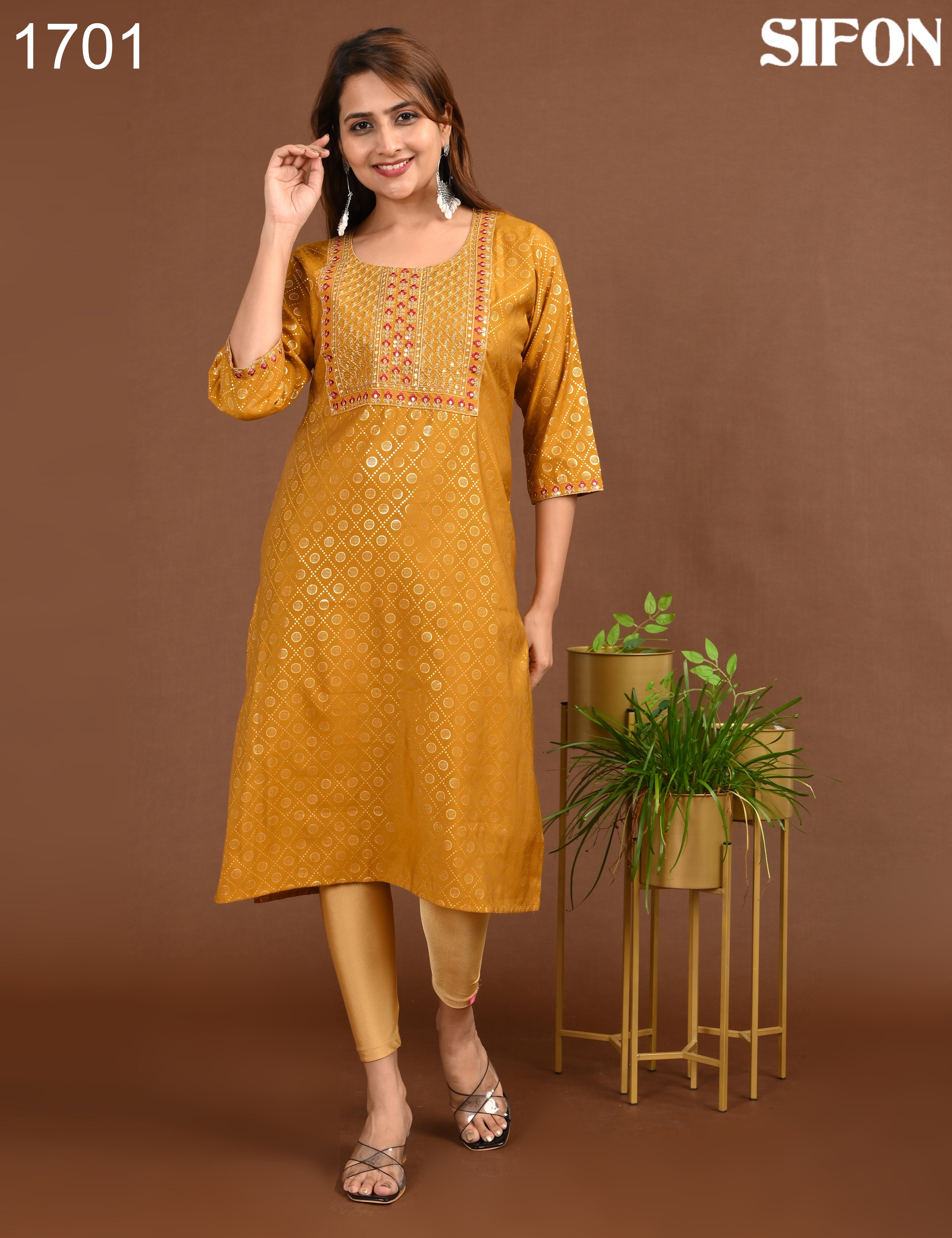 SIFON | ROMAN SILK BIG EMBROIDERY | 1701
