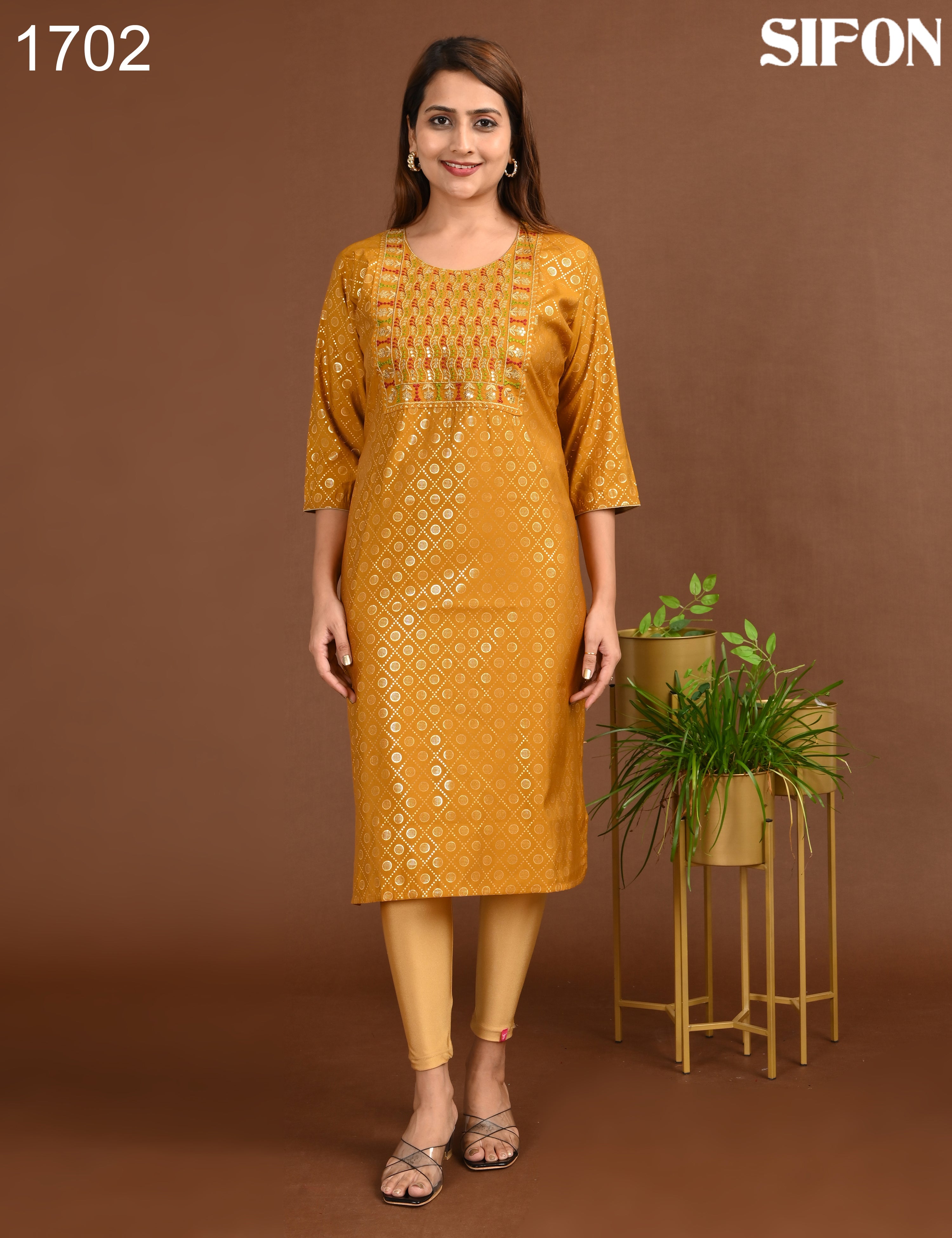 SIFON | ROMAN SILK BIG EMBROIDERY | 1702
