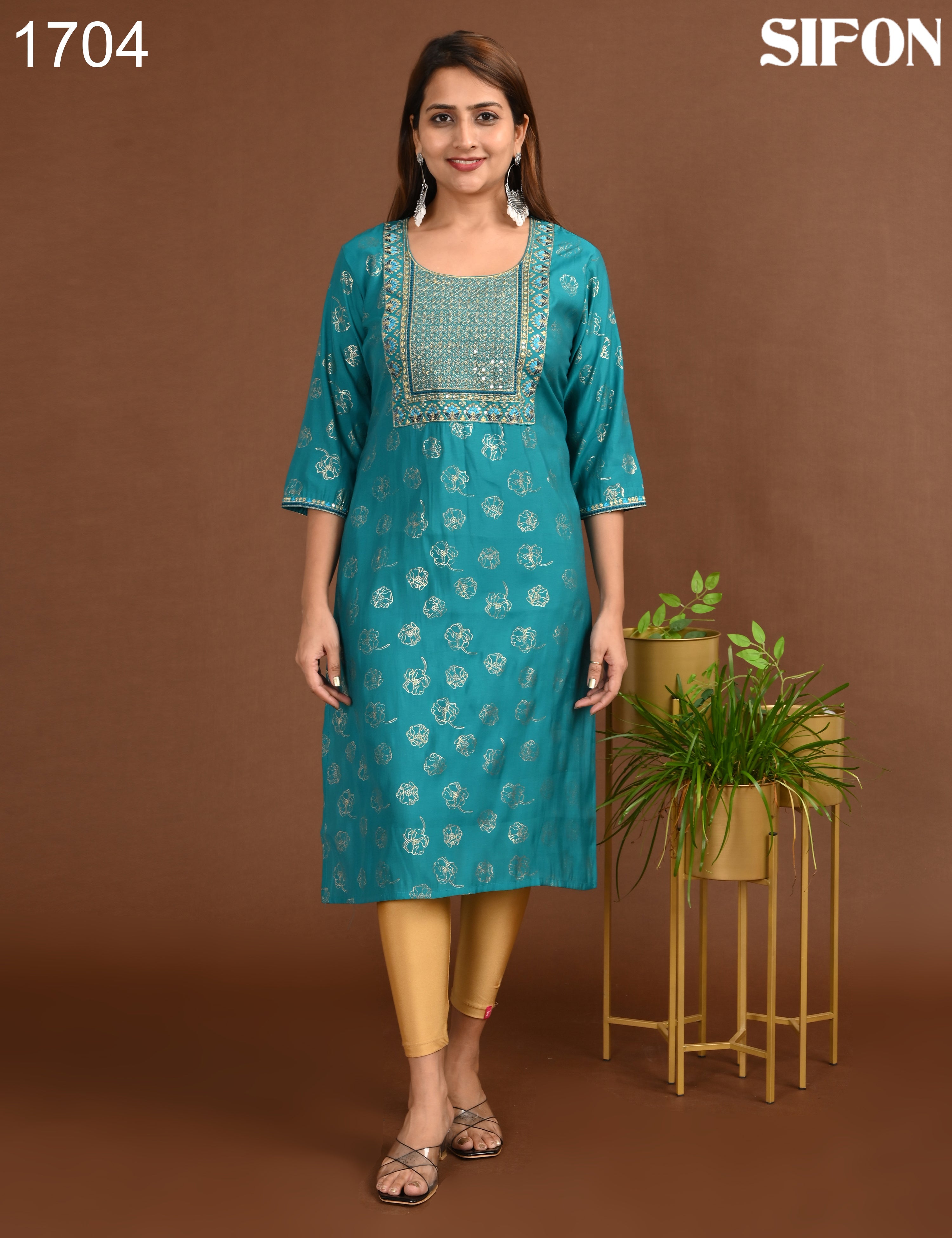 SIFON | ROMAN SILK BIG EMBROIDERY | 1704