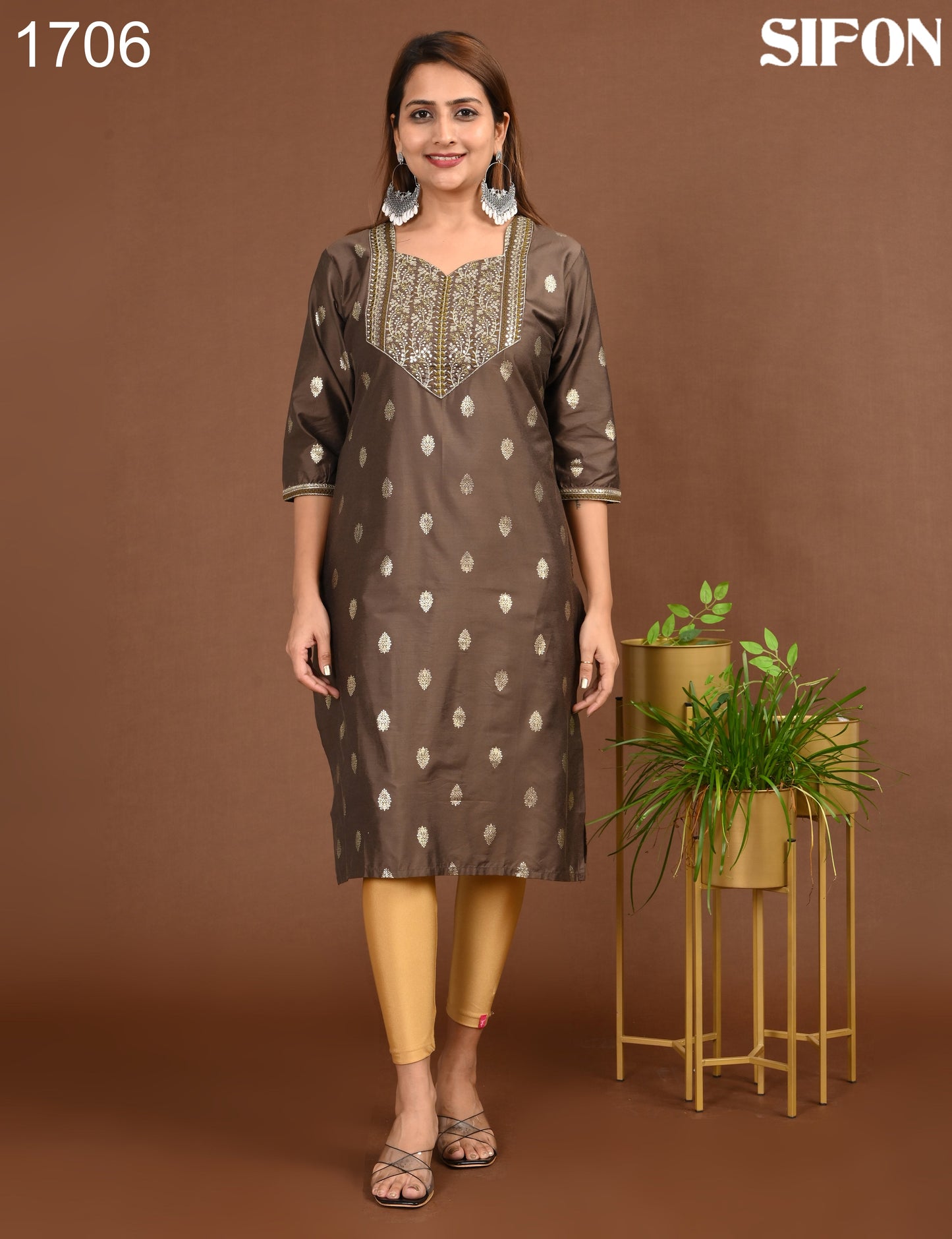 SIFON | ROMAN SILK BIG EMROIDERY | 1706