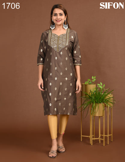 SIFON | ROMAN SILK BIG EMROIDERY | 1706