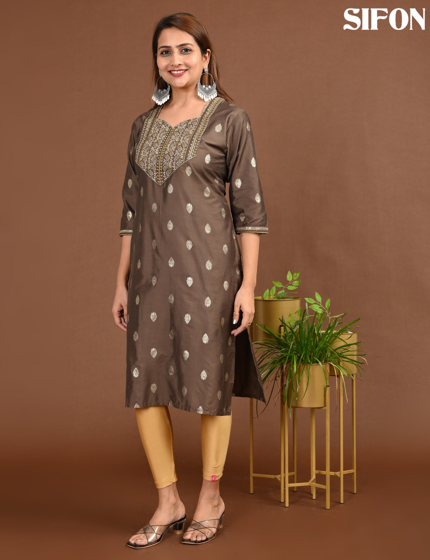 SIFON | ROMAN SILK BIG EMROIDERY | 1706