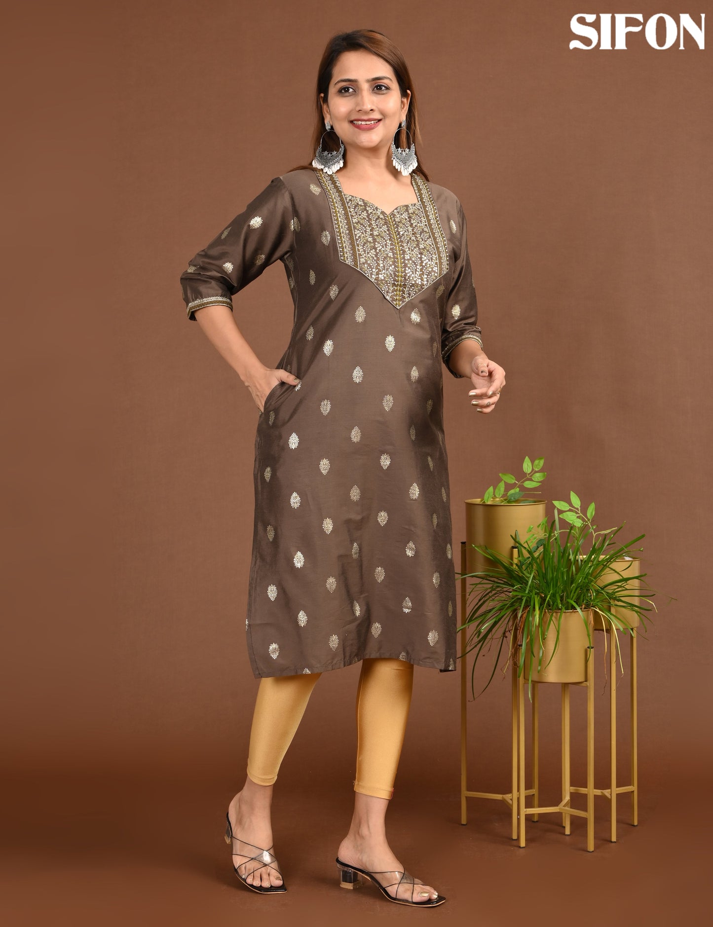 SIFON | ROMAN SILK BIG EMROIDERY | 1706