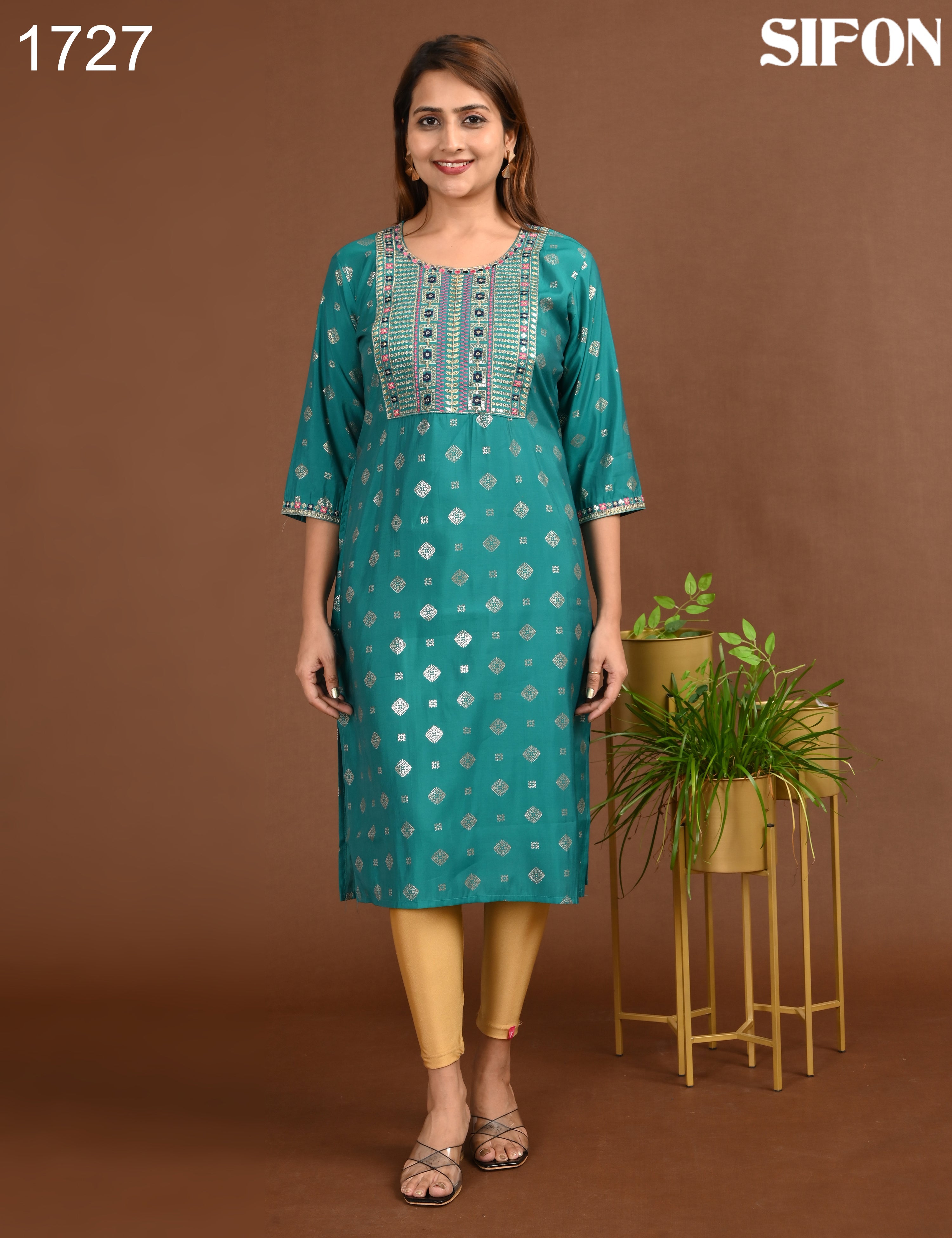 SIFON | ROMAN SILK BIG EMBROIDERY | 1727
