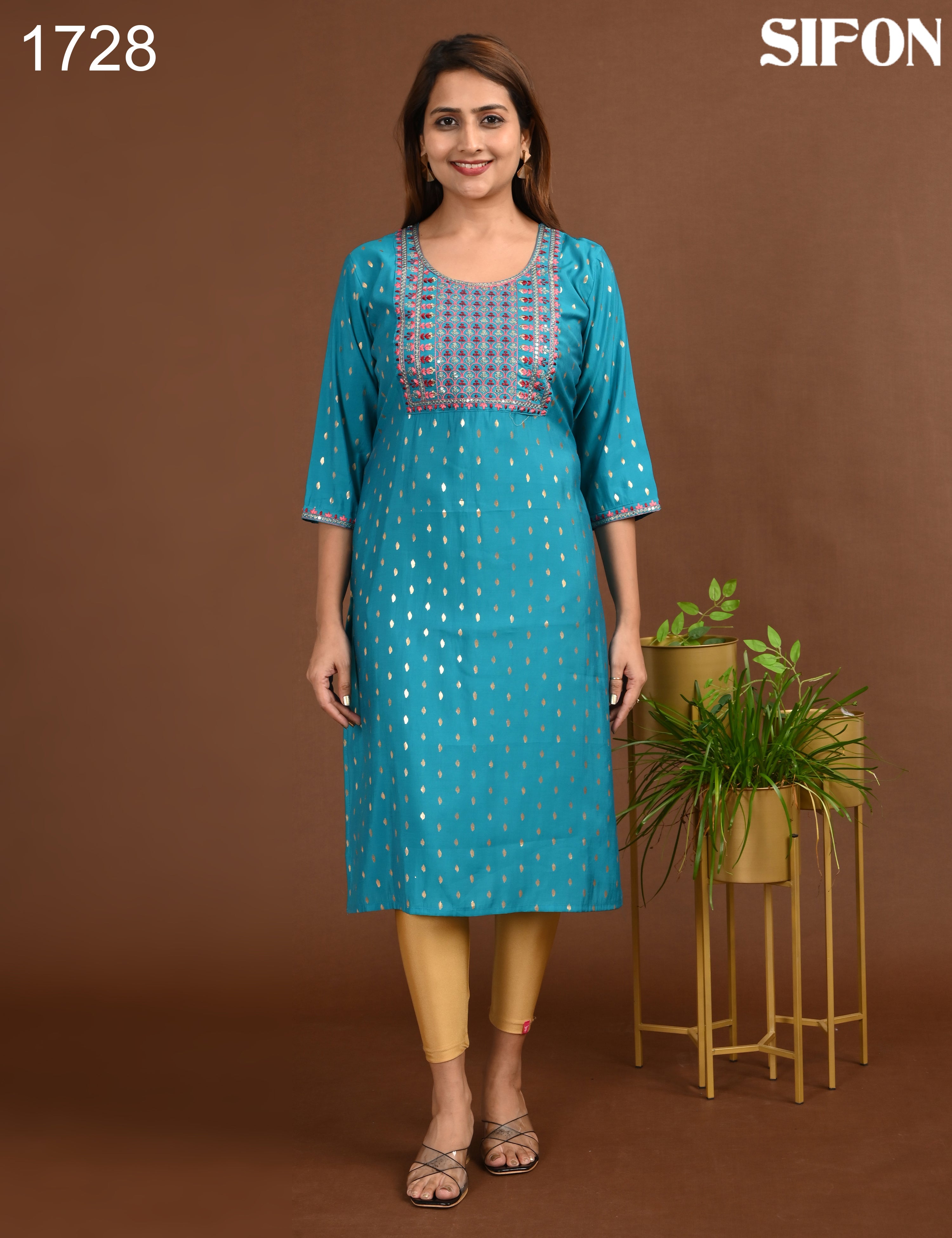 SIFON | ROMAN SILK BIG EMBROIDERY | 1728