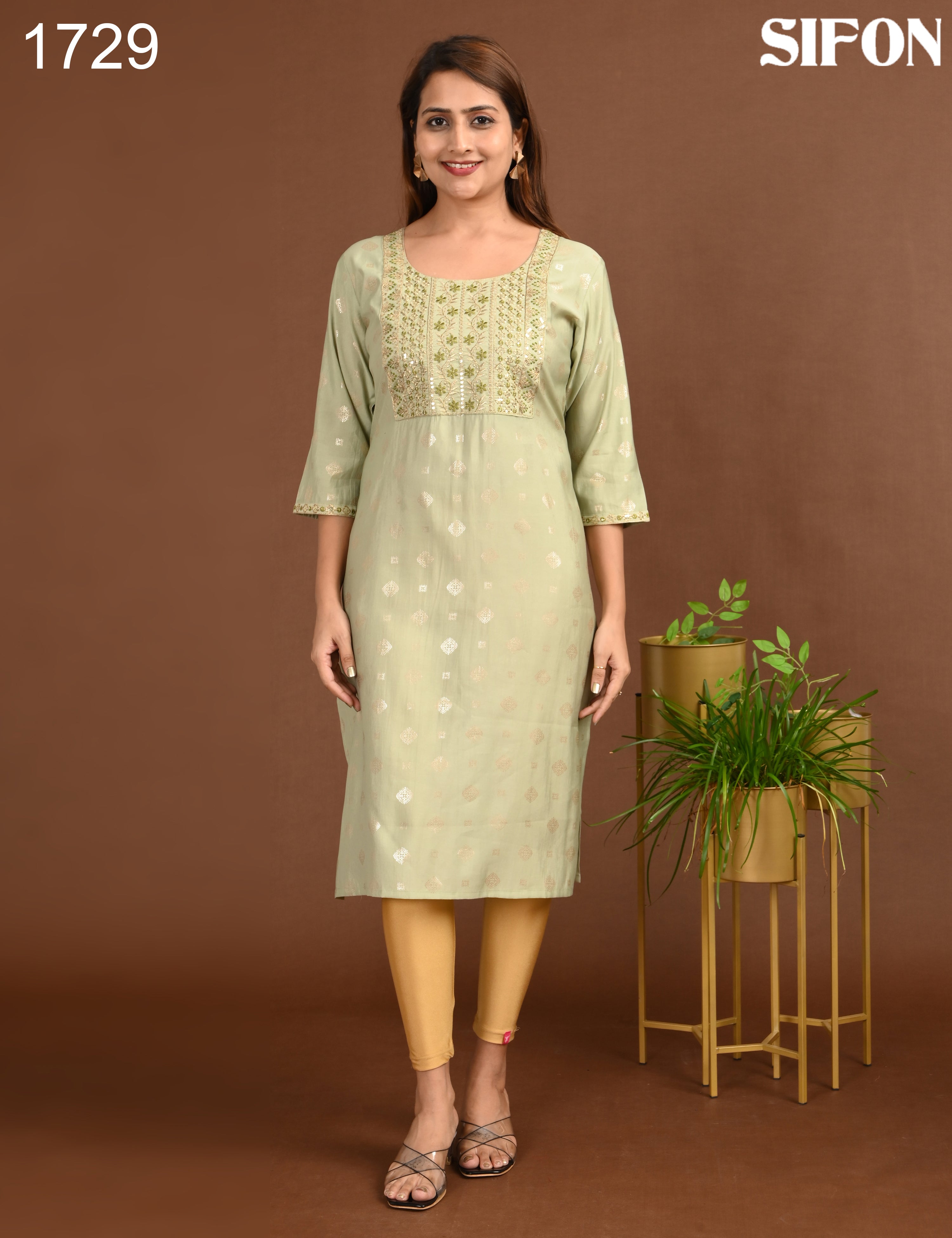 SIFON | ROMAN SILK BIG EMBROIDERY | 1729