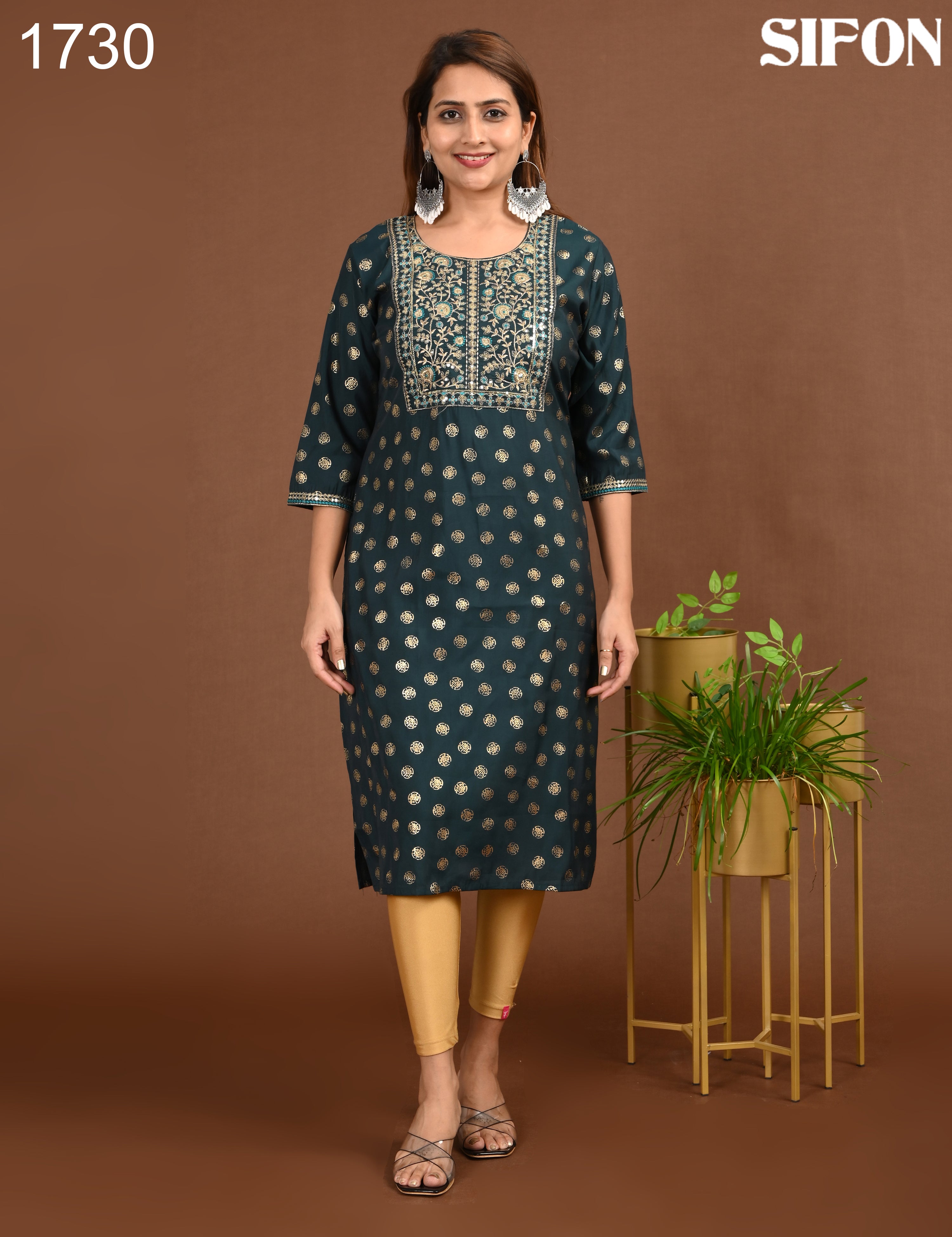 SIFON | ROMAN SILK BIG EMBROIDERY | 1730