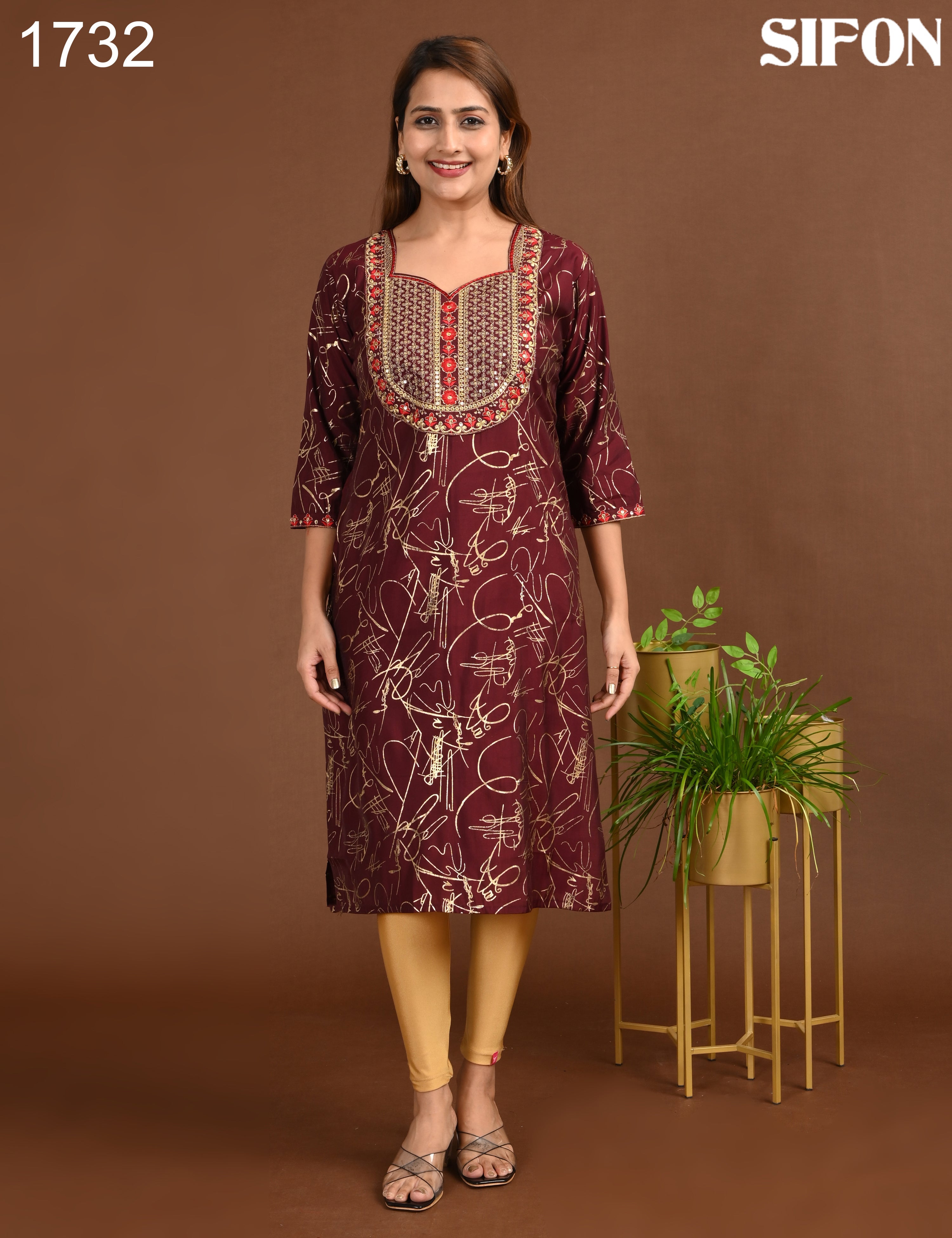 SIFON | ROMAN SILK BIG EMBROIDERY | 1732