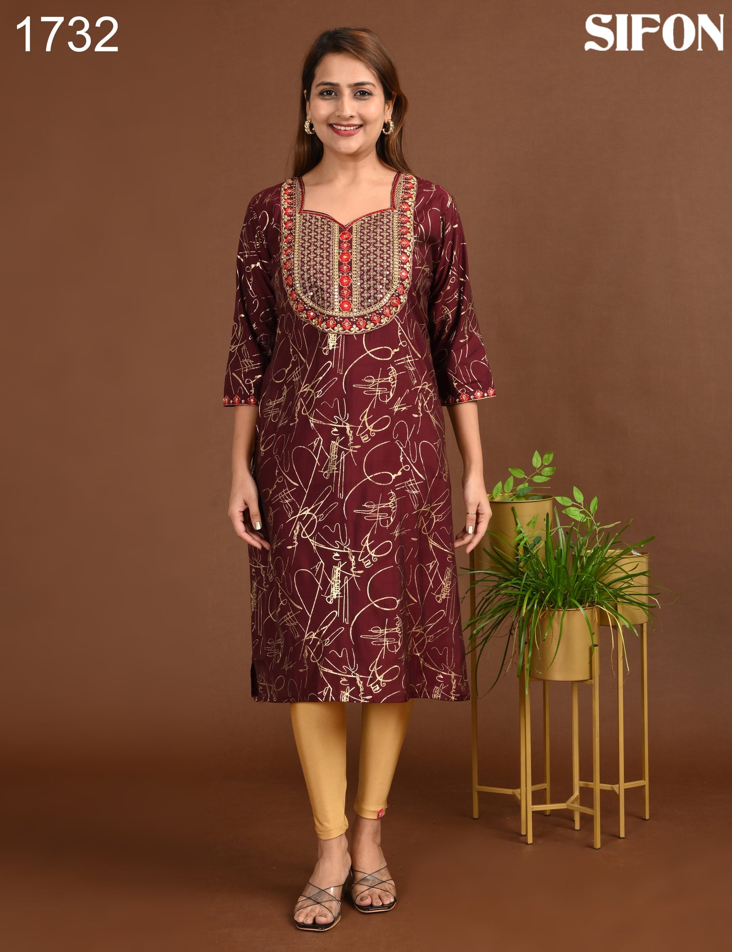 SIFON | ROMAN SILK BIG EMBROIDERY | 1732