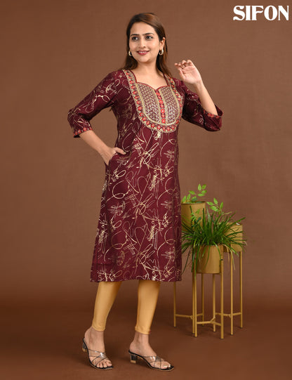 SIFON | ROMAN SILK BIG EMBROIDERY | 1732