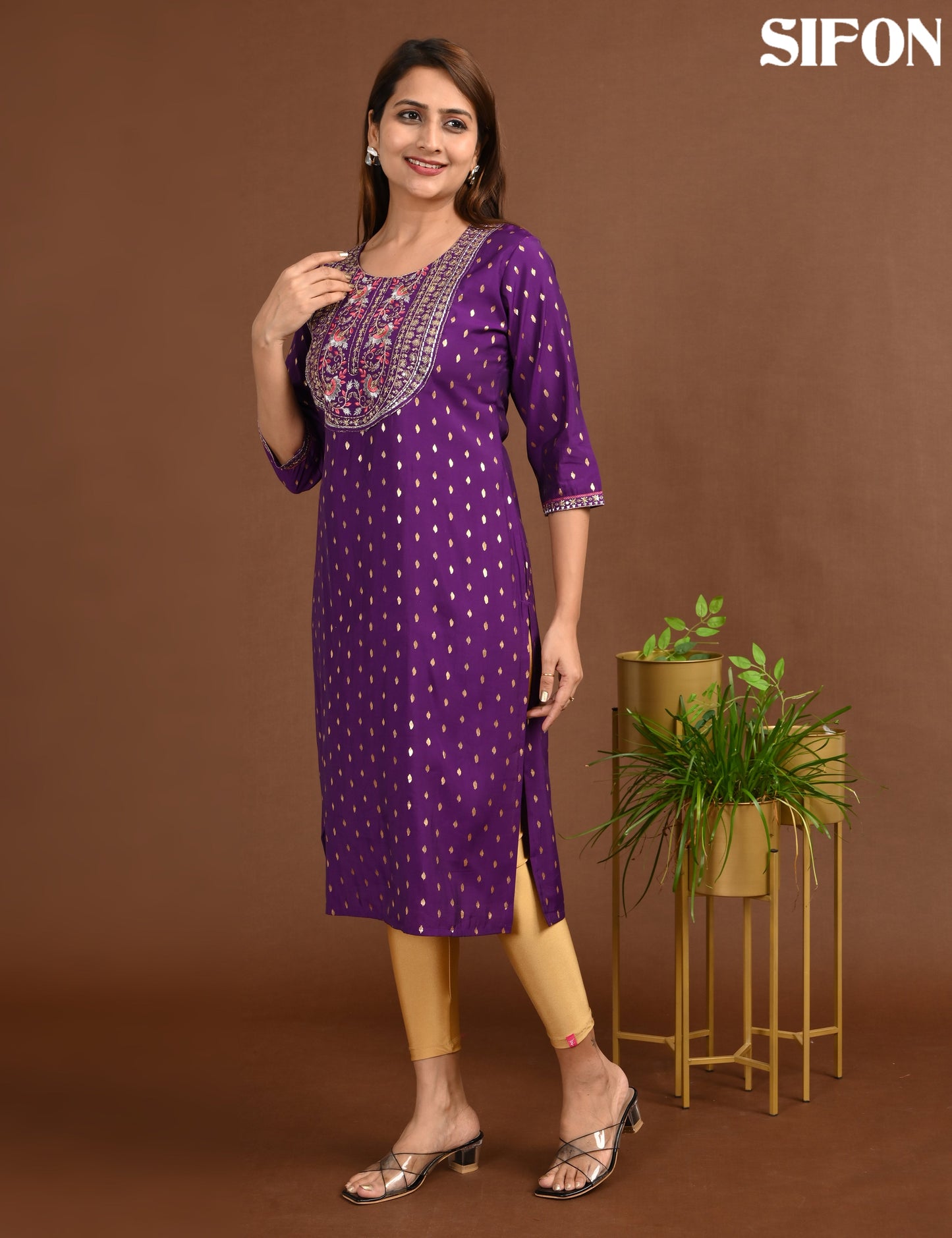 SIFON | ROMAN SILK BIG EMBROIDERY | 1733