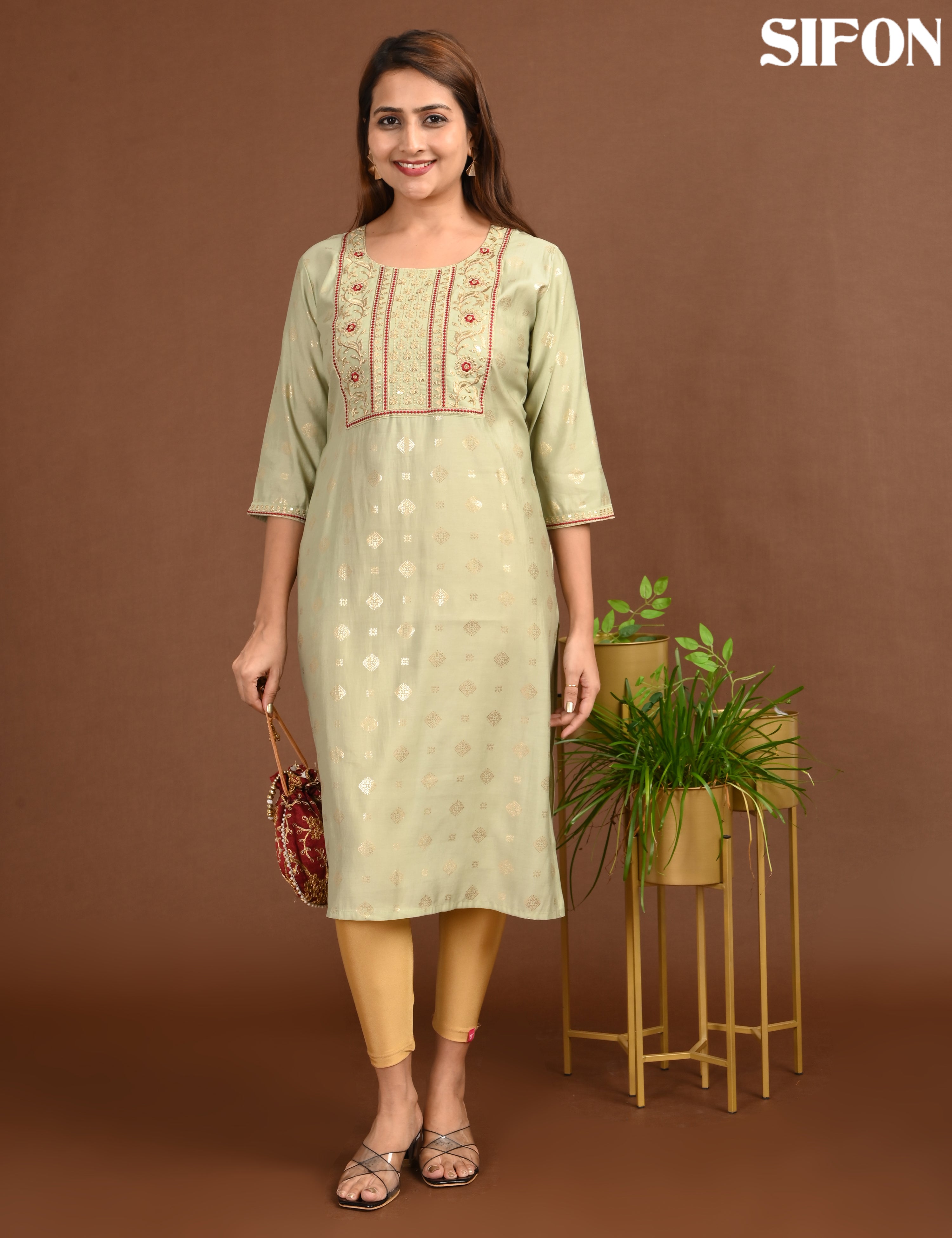 SIFON | ROMAN SILK BIG EMBROIDERY | 1734