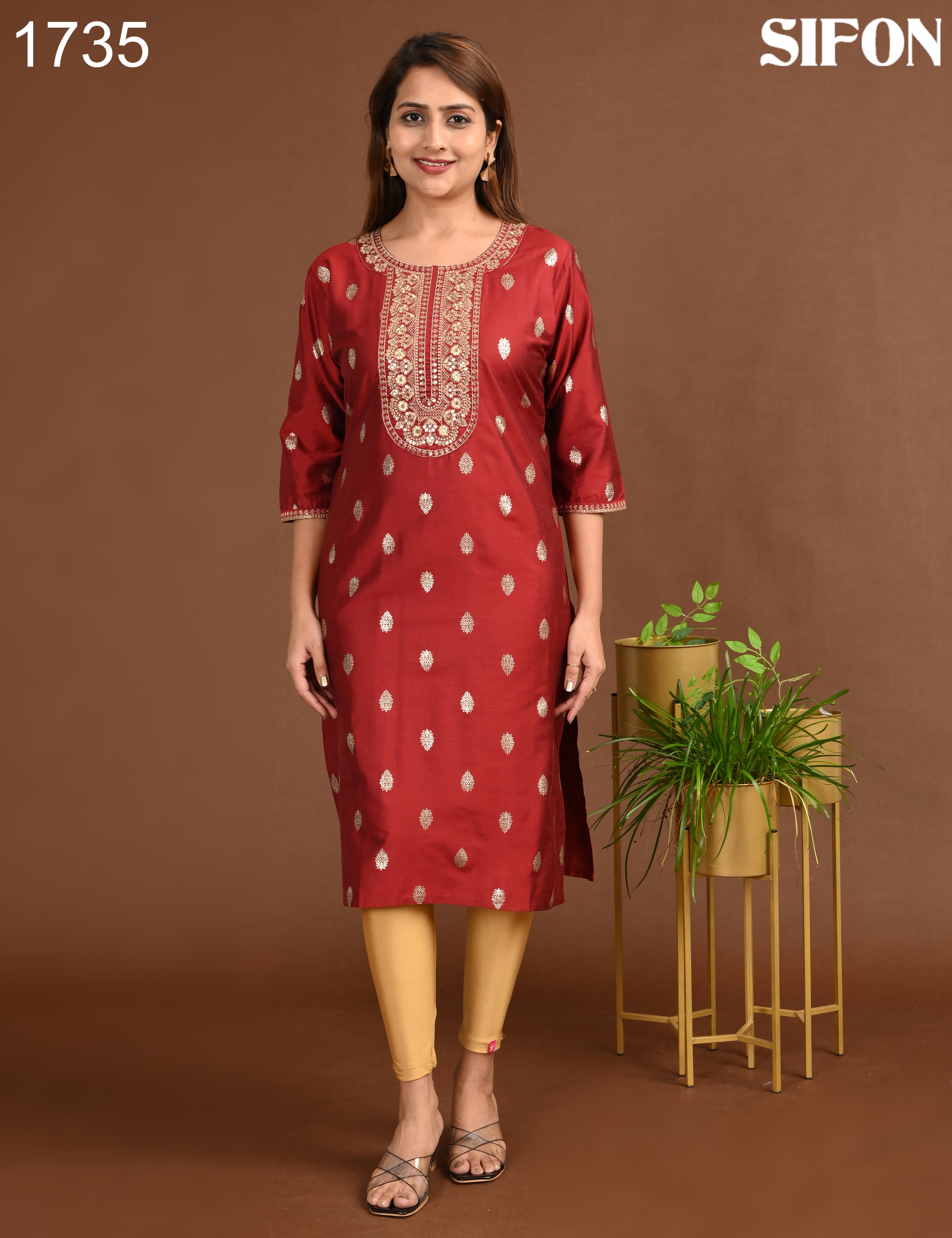 SIFON | ROMAN SILK BIG EMBROIDERY | 1735