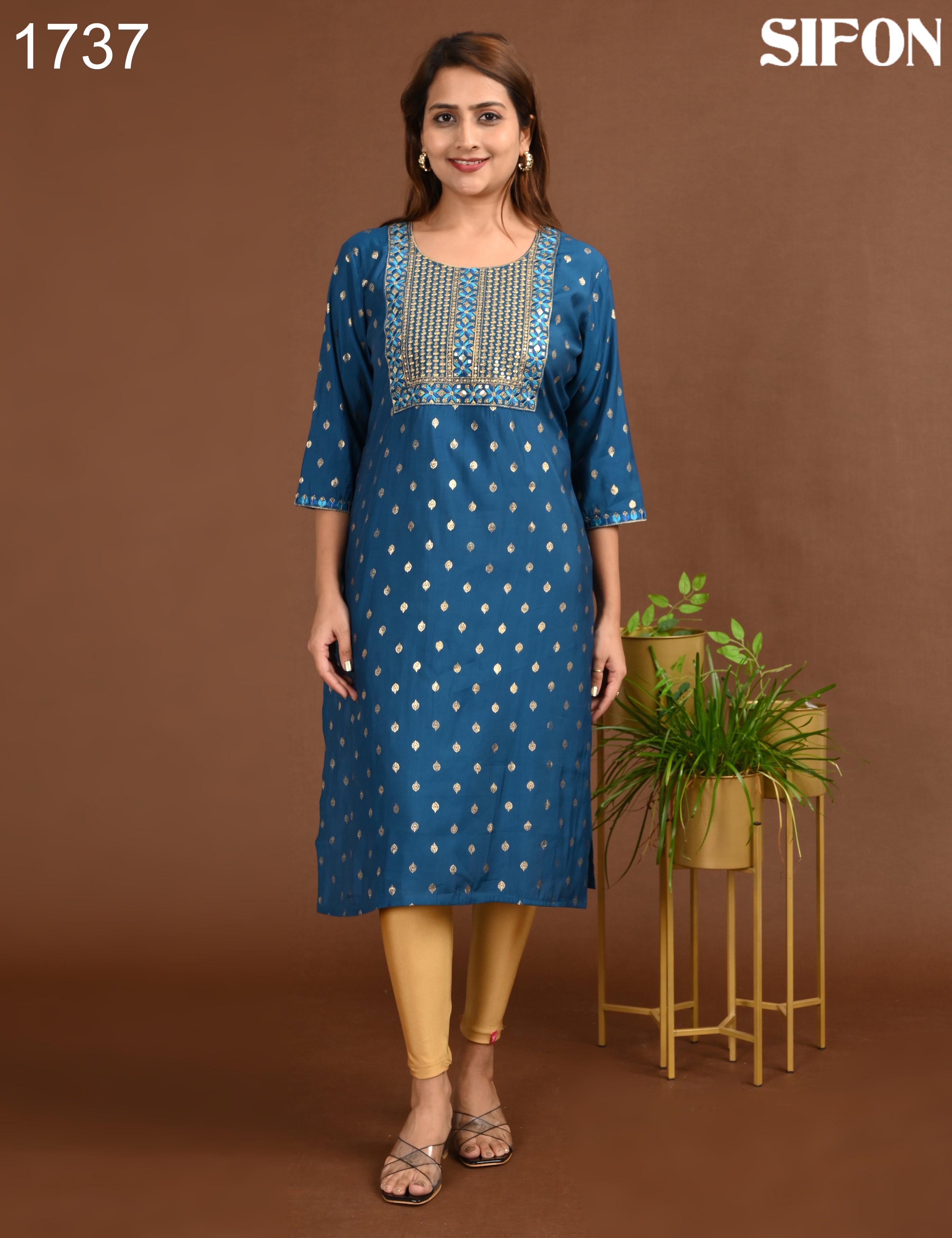 SIFON | ROMAN SILK BIG EMBROIDERY | 1737