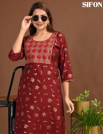 ONVIEW | 1741 | ROMAN SILK BIG EMBROIDERY