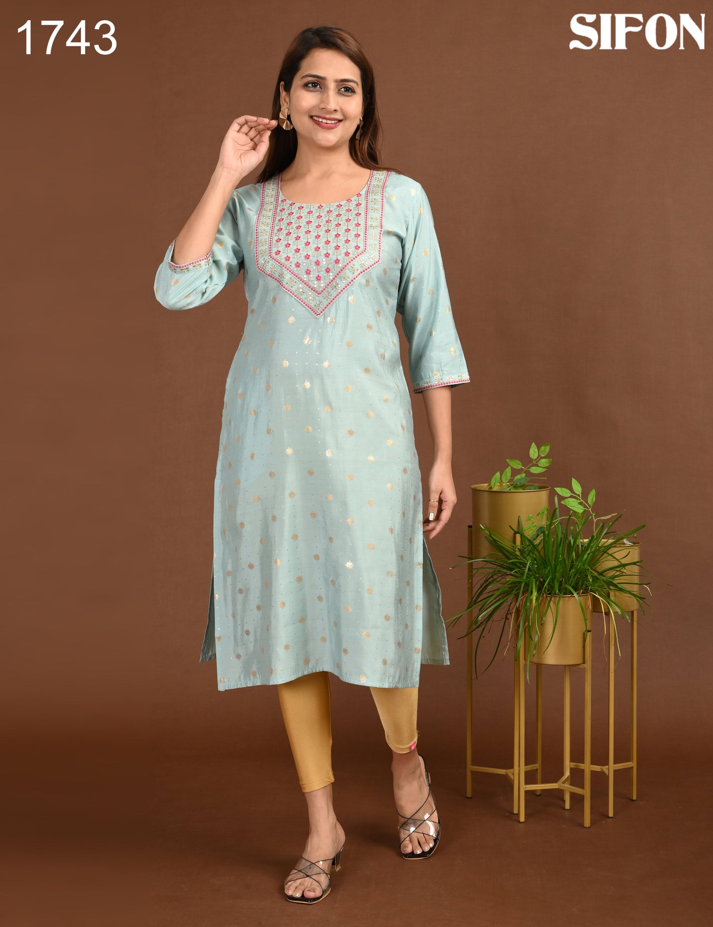 SIFON | ROMAN SILK BIG EMBROIDERY | 1743