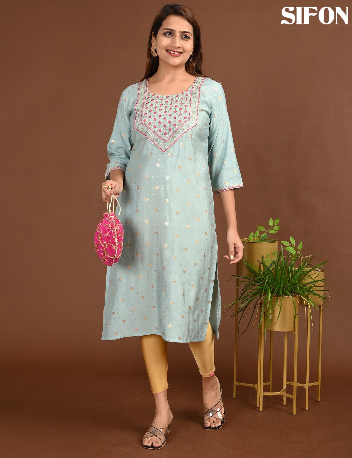 SIFON | ROMAN SILK BIG EMBROIDERY | 1743
